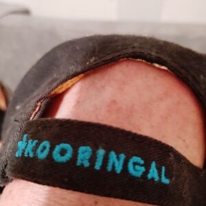 Kooringal Black Embroidered Adjustable Cap - Black with Turquoise Logo